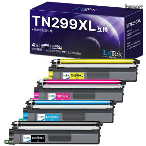 �y���������zBrother �p �g�i�[�J�[�g���b�W 299XLBK C M Y 4�{�Z�b�g �u���U�[ �p �g�i�[ TN299 �u���b�N �V�A�� �}�[���^ �C�G���[ ��e�ʃ^�C�v HL-L3240CDW MFC-3780CDW
