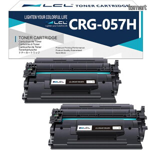 �y���������zLCL Canon�p �L���m���p 057H CRG-057H 3009C003 3010C003 �݊��g�i�[�J�[�g���b�W (2�p�b�N �u���b�N) �Ή��@��F�L���m�� CANON LBP224 LBP221 MF457dw MF447dw
