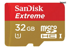 �y���������zSanDisk Extreme microSDHC UHS-I �J�[�h Class10 32GB SDSDQX-032G-J35A