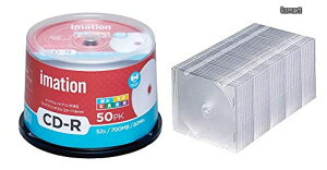 �y���������zimation�i�C���[�V�����j 1��L�^�p �ϐ��E����ʐ^�掿 CD-R IM005 (52�{�� 50��) +�X�����N���A�P�[�X 1�����[×50�Z�b�g