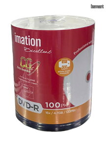 �y���������zimation �C���[�V���� Excellent with CG Technology �iRitek Pro CG�j 1��L�^ (�f�[�^) �p DVD-R 16�{�� 4.7GB 100�� �z���C�g�v�����^�u�� IMD16CG100ROLL (1)