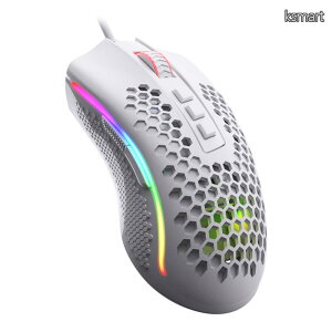 �y���������zRedragon (���b�h���S��) M808 Storm �y�� RGB �Q�[�~���O�}�E�X 85g ���y�ʃV�F�� - 12 400 DPI ���w�Z���T�[ - 7�̃v���O�����\�ȃ{�^�� - ���m�ȓo�^ -
