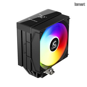 �y���������z���x�\������ 6�q�[�g�p�C�v ARGB�u���b�NCPU�N�[���[ X-GAMERX Intel LGA1851/1700/1200/115X AMD AM5/AM4�Ή� 220W TDP PWM���� ���T�C�h�t���[ AEOLUS-MK2-BK