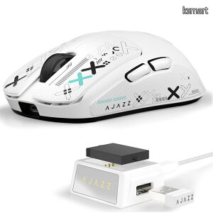 �y���������zAJAZZ AJ159V2 �Q�[�~���O�}�E�X ���y��54g ���C�����X �g���C���[�h�ڑ� (�L��/2.4G���C�����X/Bluetooth) PAW3395�Z���T�[ �ő�32000DPI ��x��
