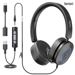 �y���������zWantek �w�b�h�Z�b�g �L�� �y3Ways�ڑ� USB/Type-C/3.5mm�z PC�p�w�b�h�Z�b�g �}�C�N�t�� �m�C�Y�L�����Z�����O �l�ԍH�w�݌v �y�� ���K���� Web��c �e�����[�N �ݑ�Ζ�