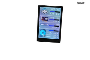 �y���������zWeActStudio WADFS-35 USB�ڑ�3.5�^IPS�~�j�f�B�X�v���C PC�p�t�H�[�}���X���j�^�[ 320×480�𑜓x Type-C�ڑ� ���{��ݒ�A�v���P�[�V����