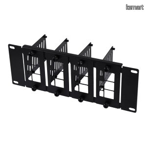 �y���������zGeeekPi 25.4cm (10�C���`) 2U ���b�N�}�E���g Raspberry Pi 5/4B�p�A�ő�4����Raspberry Pi 5/4B�{�[�h�����[�\�ADeskPi RackMate