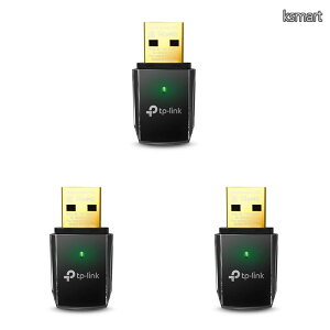 �y���������zTP-Link WiFi ����LAN �q�@ AC600 433Mbps + 200Mbps Windows/Mac OS �Ή� �f���A���o���h 3�N�ۏ� Archer T2Uv3 (× 3)