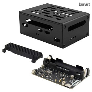 �y���������zGeekworm Raspberry Pi Zero 2W ��p�d���Ǘ��g���{�[�h�Ƌ����P�[�X�ƃA���~�q�[�g�V���N�iRPi Zero 2W�A�d�r�͕t�����Ă��܂���I�j