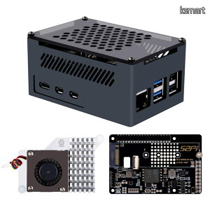 �y���������zP33 M.2 NVME M-Key PoE+ �n�b�g ����Pi 5�A�N�e�B�u�N�[���[�ƃA���~�j�E���P�[�X�t�� Raspberry Pi 5�p M.2 NVMe SSD 2230/2242/2260/2280�ɑΉ�