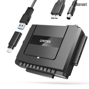 �y���������zUSB-A+C IDE SATA �����Ή� USB3.0 �h���C�u�����A�_�v�^�[ 2.5/3.5�C���`HDD SSD ���w�h���C�u�ɑΉ� �R���o�[�^ �ő�18TB 5Gbps 12V/2A�d���A�_�v�^�[�t��