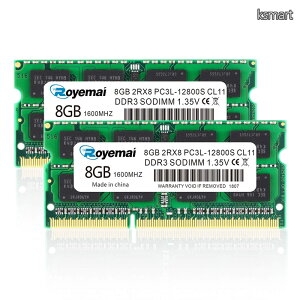 �y���������zPC3L-12800S DDR3L-1600 DDR3 1600MHZ SO-DIMM 8GB×2���g 204�s�� CL11 ���������W���[�� �[�gPC�p������ DDR3L�Ή����f���i�d��1.35V & 1.5V ���Ή�)