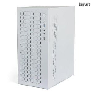 �y���������zPC�P�[�X MATX �P�[�X �~�j PC ITX �f�X�N�g�b�v �R���s���[�^�[ �P�[�X �T�|�[�g �}�C�N�� ATX MATX DTX ITX �~�j PC USB3.0 �T�|�[�g 3.5'' HDD (�z���C�g)