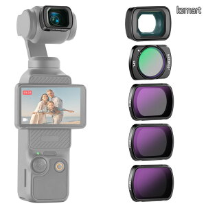 �y���������zND�t�B���^�[�Z�b�g 0.75�{�L�p�����Y�t�� 108°FOV����p ND16+ND64+ND256+CPL ���� �~�Ό� Osmo Pocket 3/Pocket 4/Xtra Muse�A�N�Z�T���[�Ή� FL-B08