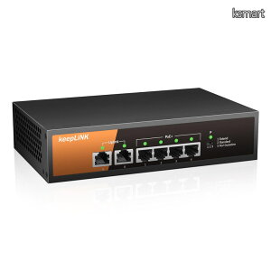 �y���������zPoE �X�C�b�`���O�n�u 10/100Mbps (4�|�[�gPoE+ 65W) �É��t�@�����X ����➑� �ȓd�͐݌v