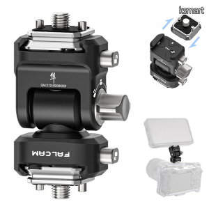 �y���������zFALCAM F22 �f���A�� �N�C�b�N�����[�X�Z�b�g �J�������j�^�[�}�E���g �z���_�[ �v���[�g�t�� �~�j �_�u���{�[���w�b�h 1/4�l�W ���E360�x��]�\