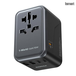 �y���������z�}���[�d�zMOMAX �ϊ��v���O PD 70W GaN �C�O�p 6�䓯���[�d 3*USB-C PD & 2*USB-A QC &1*AC�R���Z���g �C�O�R���Z���g C/BF/O/A�^�C�v �}���`�ϊ��v���O