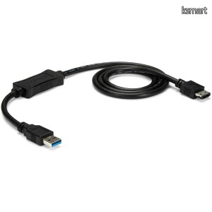 �y���������zUSB 3.0 - eSATA�ϊ��A�_�v�^�P�[�u�� (91cm) eSATA�Ή�HDD/SSD/���w�h���C�u��ڑ��\ USB3S2ESATA3
