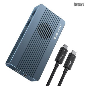 �y���������z40Gbps M.2 SSD �O�t���P�[�X ��p�t�@������ Thunderbolt 3/4/USB4 USB3.2/3.1/3.0/2.0�Ή� NVMe ssd �P�[�X 2230 2242 2260 2280 M-Key(B+M Key) �Ή�