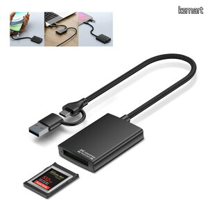 �y���������zCFexpress Type B ��p�J�[�h���[�_�[ USB 3.2 Gen2 ���� 10Gbps USB-C/USB-A 2-in-1 �݌v Android/Windows XP/Vista/7/8/8.1/10/11/Mac OS�iM1&M2