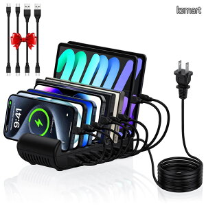�y���������zUSB�[�d�X�e�[�V���� 8�|�[�g �yType-c *4 USB-A *4�z�X�}�z�[�d�X�^���h�uPD�P�[�u��*2�{+�^�C�vC�P�[�u��*2�{�vChrisPow �X�}�z�����䓯���[�d