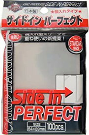 KMC カードバリアー サイドイン・パーフェクト 100枚入りパック レギュラーサイズ用 スリーブサイズ　横64x縦89mm