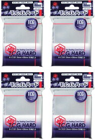 ホビーベース カードアクセサリ TCG ハード CAC-SL21 4個セット レギュラーサイズ用 スリーブサイズ　66x91.5mm
