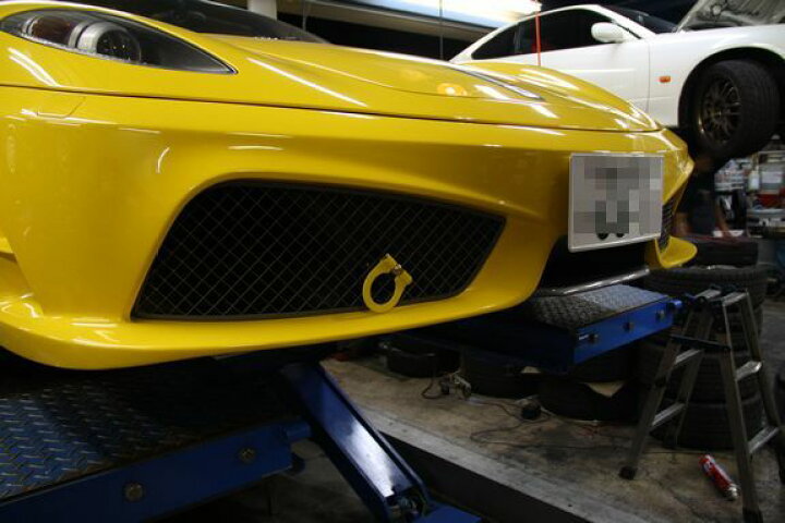 M-Tecnologia製フェラーリ 348　車両側に固定できる拘り設計！15mmスペーサー 2枚1SET フェラーリ専用プレートスペーサー5㎜☆348F355360モデナF430