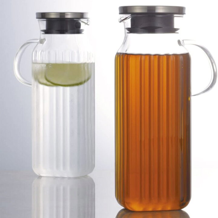 楽天市場 Iwaki イワキ 耐熱ガラス 麦茶 冷蔵庫 ポット スクエアサーバー 取っ手付き おしゃれ 可愛い 北欧風 W130 D75 H250mm 1000ml 食器洗浄機対応 熱湯対応 K296kt Sv ｋ ｓ ｒａｉｎｂｏｗ