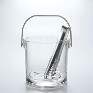氷入れ トング付 ストレート アイスペール (S) アデリア Φ120×H115mm(925ml) おしゃれ シンプル 上品 …