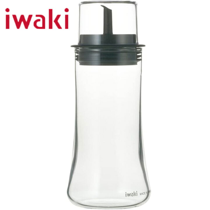 楽天市場 Iwaki イワキ 調味料入れ フタ付 醤油差し Mサイズ 160ml 食器洗浄機対応 電子レンジ対応 熱湯対応 5032 Bk ラッキシール対応 ｋ ｓ ｒａｉｎｂｏｗ