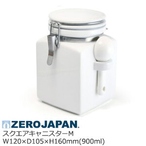 ZEROJAPAN [Wp 햧r XNGALjX^[ MTCY Xv[t W120×D105×H160mm(900ml)   k C JtFH ۑe SCS-43WH yH@Ήz