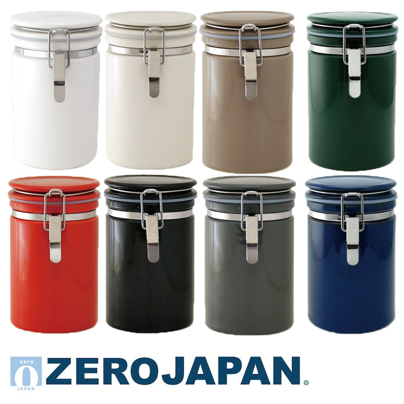 ZEROJAPAN ゼロジャパン コーヒーキャニスター 200 陶器 おしゃれ 可愛い Φ105×H160mm(800ml) CO-200 