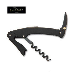 関の名刀工が創るソムリエナイフ KATANA ブラック おしゃれ 上品 ワイングッズ カフェ バー 誕生日 お祝い ギフト SJ501KT