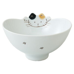 【波佐見焼】お茶碗 子供用 Kid's Sireise WAVE(ウェイブ) Φ115×60mm おしゃれ 可愛い ライオン ゾウ ネコ ウサギ 動物柄 男の子用 女の子用【食器洗浄機対応】【電子レンジ対応】