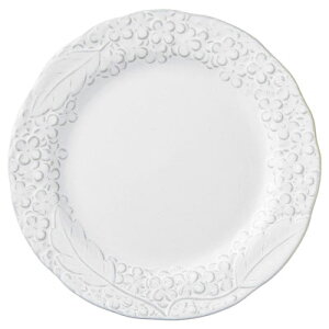 お皿 取皿 大皿 ortensia オルテンシア プレート 5寸皿 6インチ 6吋 16cm 7寸皿 8.5インチ 8.5吋 22cm おしゃれ 可愛い 北欧風 アンティーク ヴィンテージ 花柄 レリーフ カフェ ビストロ ホテル アフ