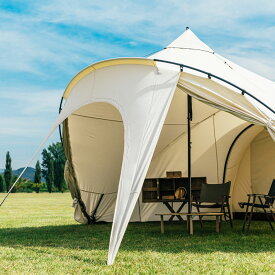 BLOW SHELTER ブローシェルター CAMPING KAN キャンピングカン キャンプ ファミリーテント コットンテント シェルターテント 大型シェルター TCコットン 2ルームテント ドッキングテント 個性的【 5 ～ 6人用】 送料無料