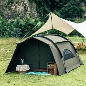 OAK DOME MINI オークドーム ミニ 　CAMPING KAN キャンピングカン ソロテント ソロキャンプ　キャンプ ファミリーテント コットンテント トンネルテント ドームテント TCコットン 【 1 ～ 2人用】 送料無料