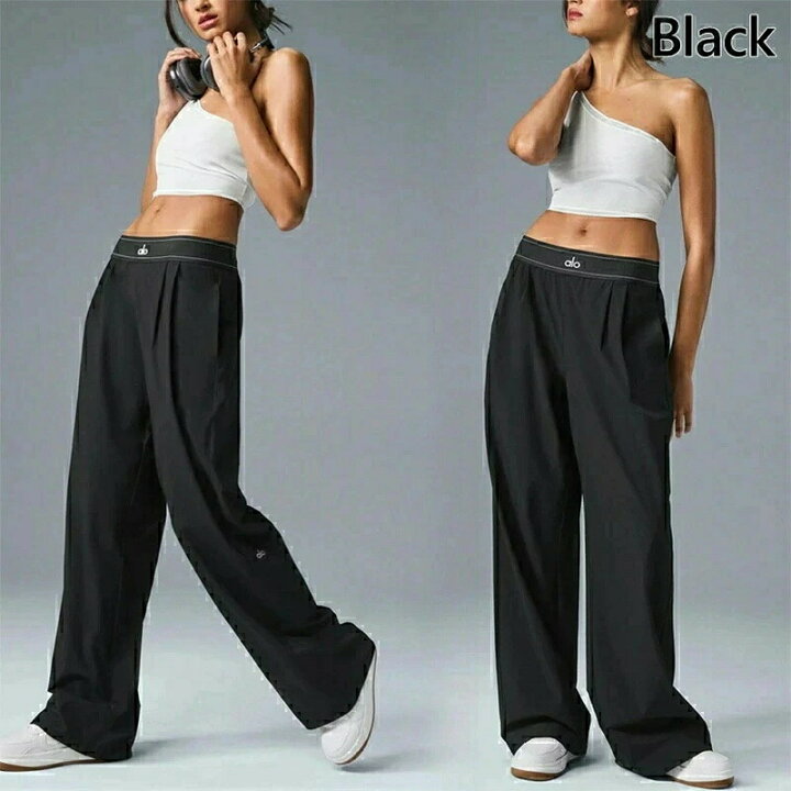 楽天市場】Alo Yoga スーツアップパンツ アローヨガ Suit Up Trouser alo 公式 正規品新品未使用タグ付きSuit Up Trouser Lブラック