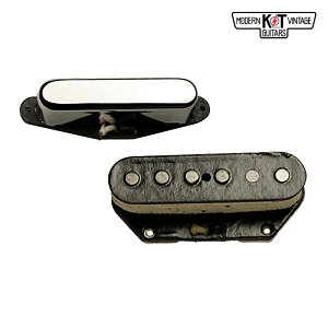 K&T T62セット《VINTAGE COIL使用》《エレキギター用 ピックアップ/テレキャスター/フロントカバー付》【全品送料・代引手数料無料!】