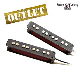 K&T J60(OUTLET) セット＜アウトレット品1点限り＞《VINTAGE COIL使用》《エレキベース用 ピックアップ/ジャズベース/フロントカバー付》【全品送料・代引手数料無料！】