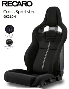 RECARO(J)Cross Sportster NXX|[cX^[ GK210H ubN 81-112.31.601-2EȗpV[gq[^[tp[NCi[tlzOK