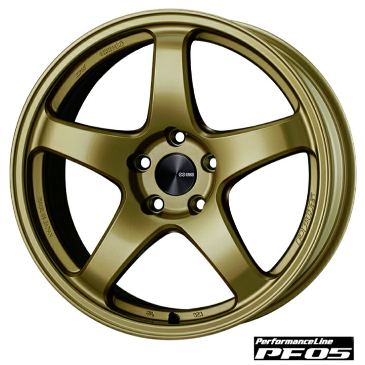 楽天市場】ENKEI エンケイ Performance Line PF05 17インチ 7J+45 