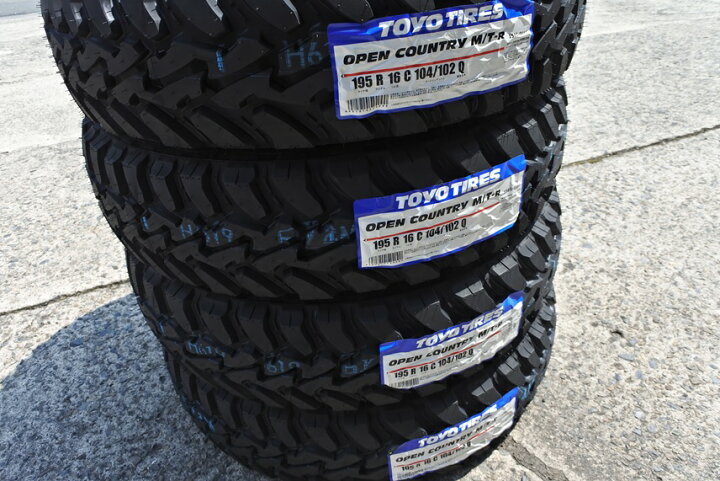 楽天市場】TOYO OPEN COUNTRY M/T-R 【195R16 C 104/102Q】4本価格 