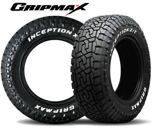 GRIPMAX INCEPTION X/T M+S LT 265/60R18 119/116Q RWL 1{i 4{Ǝ҈Ĕő FUCYhzCg^[