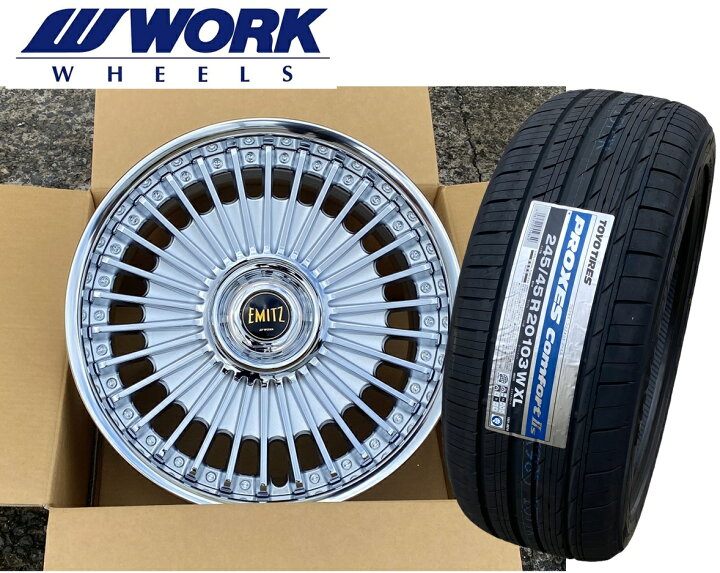 楽天市場】WORK EMITZ ワーク イミッツ 20インチ 現行アルファード  