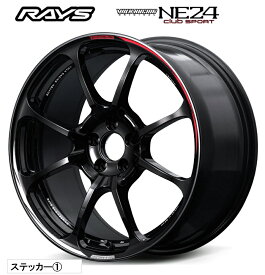 RAYS レイズ VOLK RACING NE24 club SPORT 18インチ 10.5J+14 5H114.3 BK 新品ホイール4本