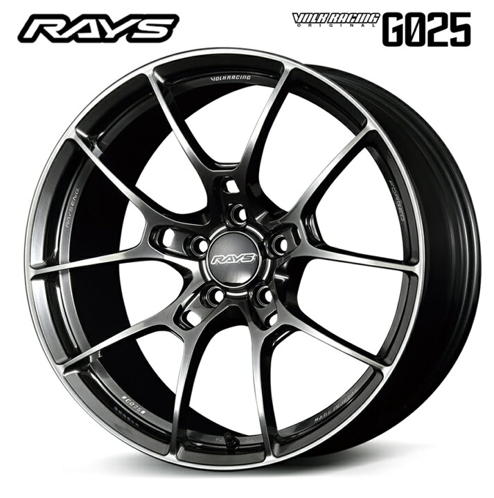 楽天市場】RAYS レイズ VOLK RACING G025 19インチ 8J+44 5H114.3 HK 