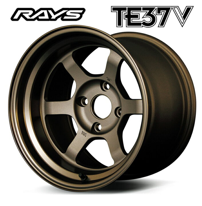 楽天市場】RAYS レイズ VOLK RACING TE37V 15インチ 8J+25 4H100 BR 