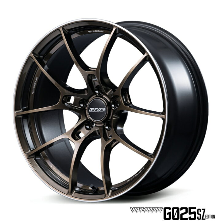 楽天市場】RAYS レイズ VOLK RACING G025 SZ EDITION 20インチ 9.5J+15 